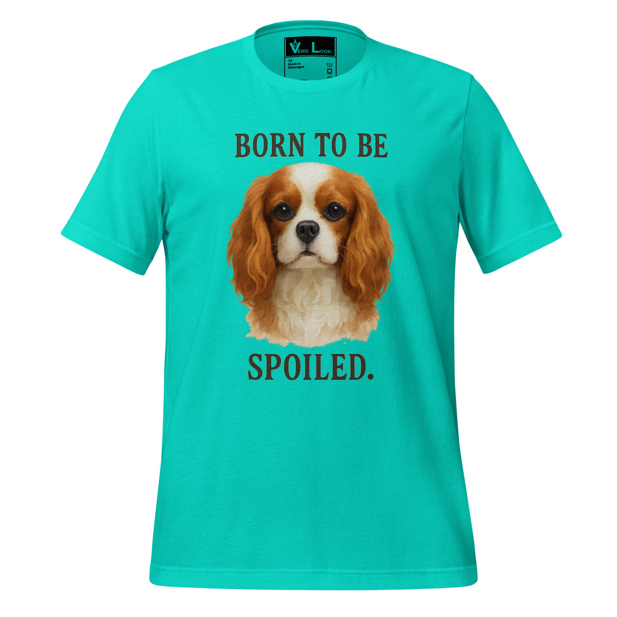 Cavalier King Charles Spaniel "Born to Be Spoiled" BC Tee W3